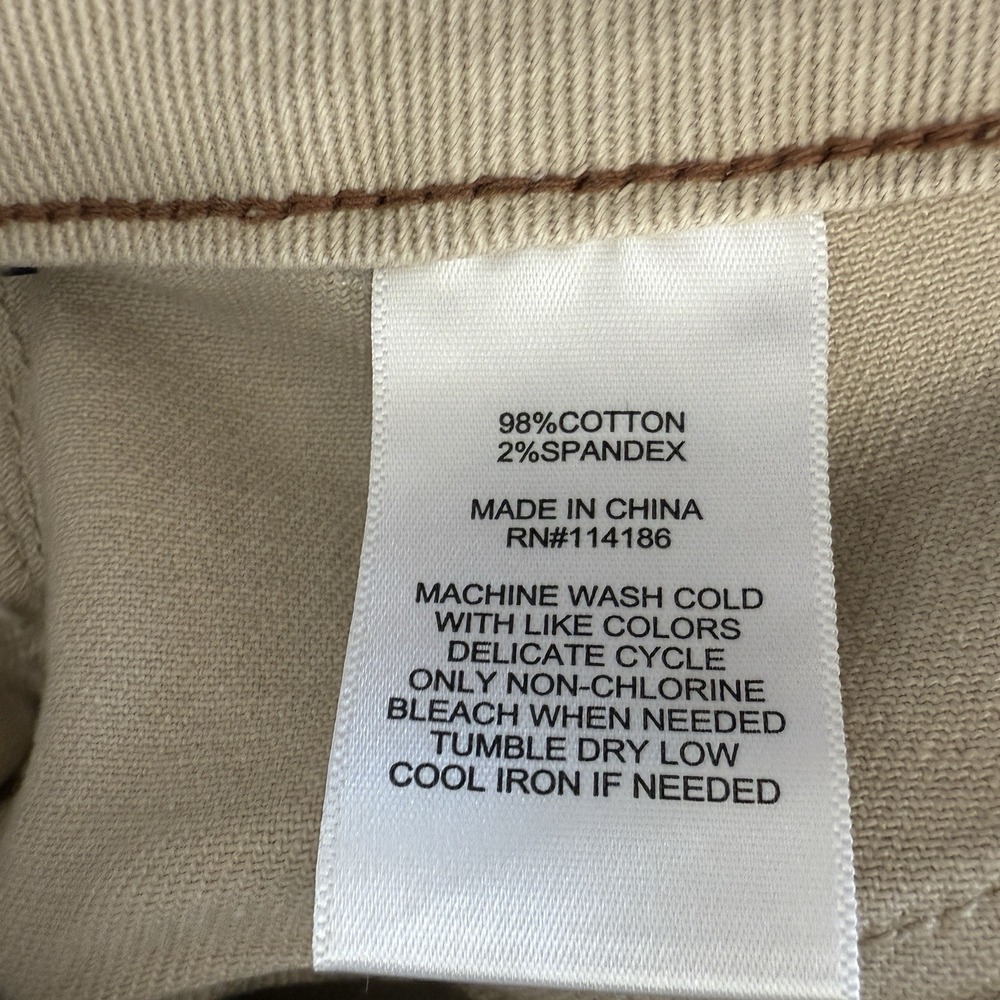 FRYE Anthropologie Womens 12 35x30 Pants Riley Wide Leg Khaki Mid Rise New Tags - Picture 7 of 12